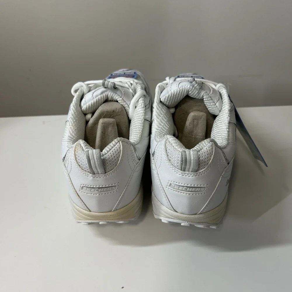 Skechers Shape-Ups US 9 Vintage Y2K White Chunky Platform Toning Sneakers